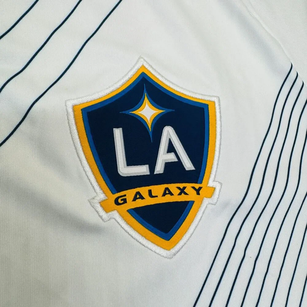 NEW LA Galaxy Adidas 24/25 Home Soccer Jersey White Mens Sz XL Slim Fit HZ6220